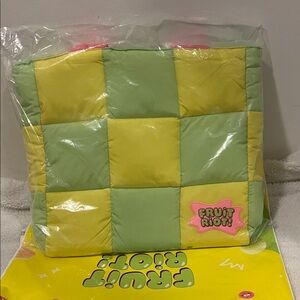 Fruit Riot Green and Yellow Quilted Bag